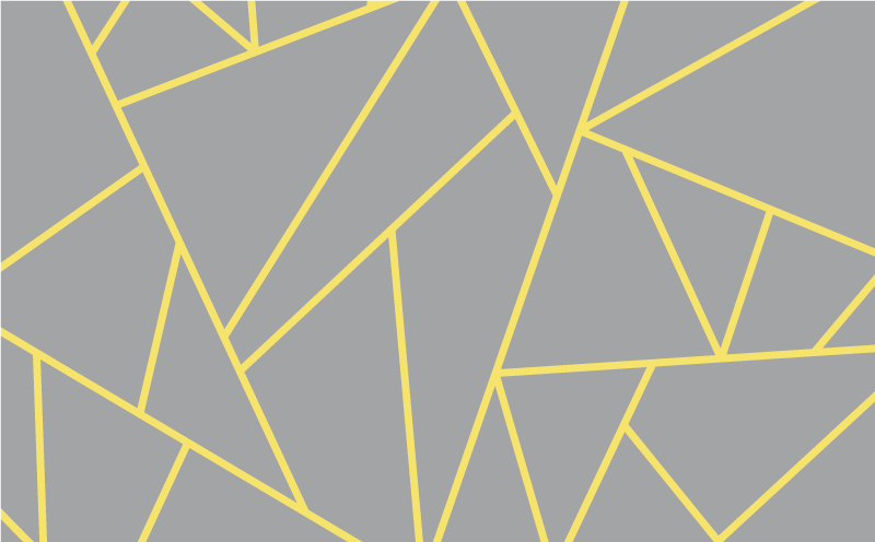 Triunghiuri pantone două covoare geometrice - TenStickers