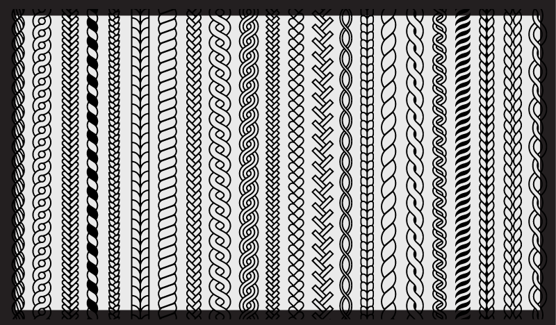 Covor de vinil pentru baie dungi și bucle - TenStickers