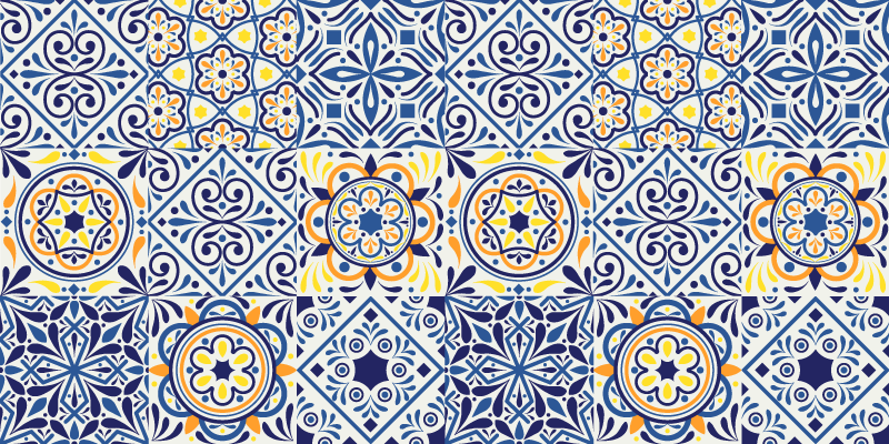 Pardoseli de bucătărie cu efect diferit - TenStickers