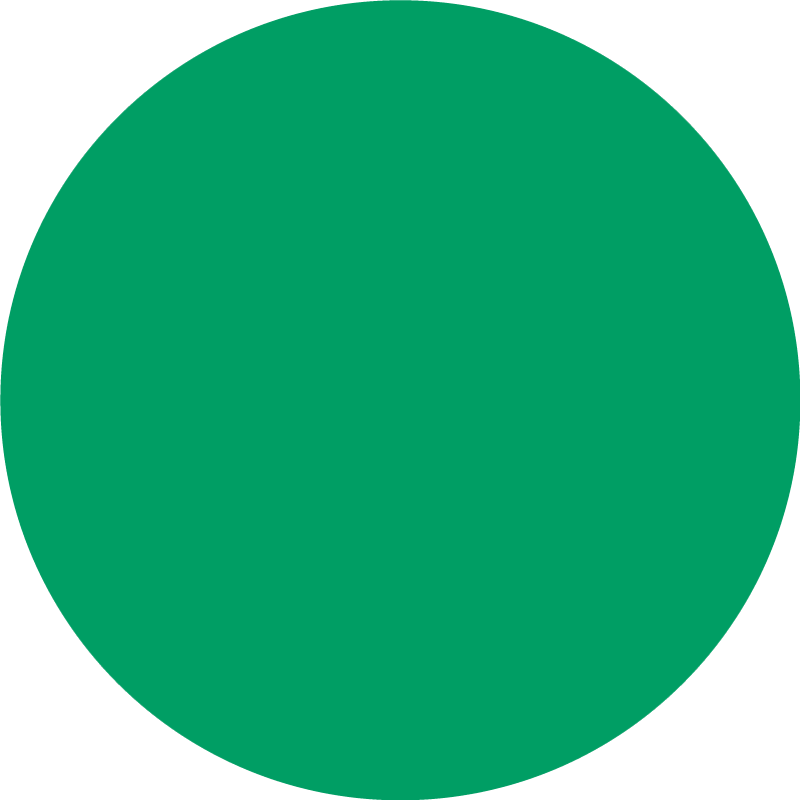 Covoruri vinil rotund verde vibrant - TenStickers