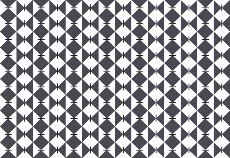 Covor de vinil geometric model modern de diamant - TenStickers