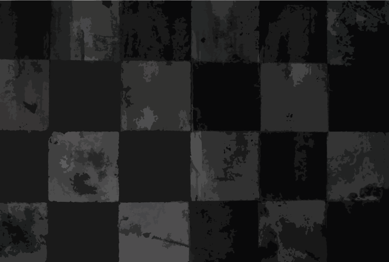 Covor vinil efect de țiglă aspect în carouri - TenStickers