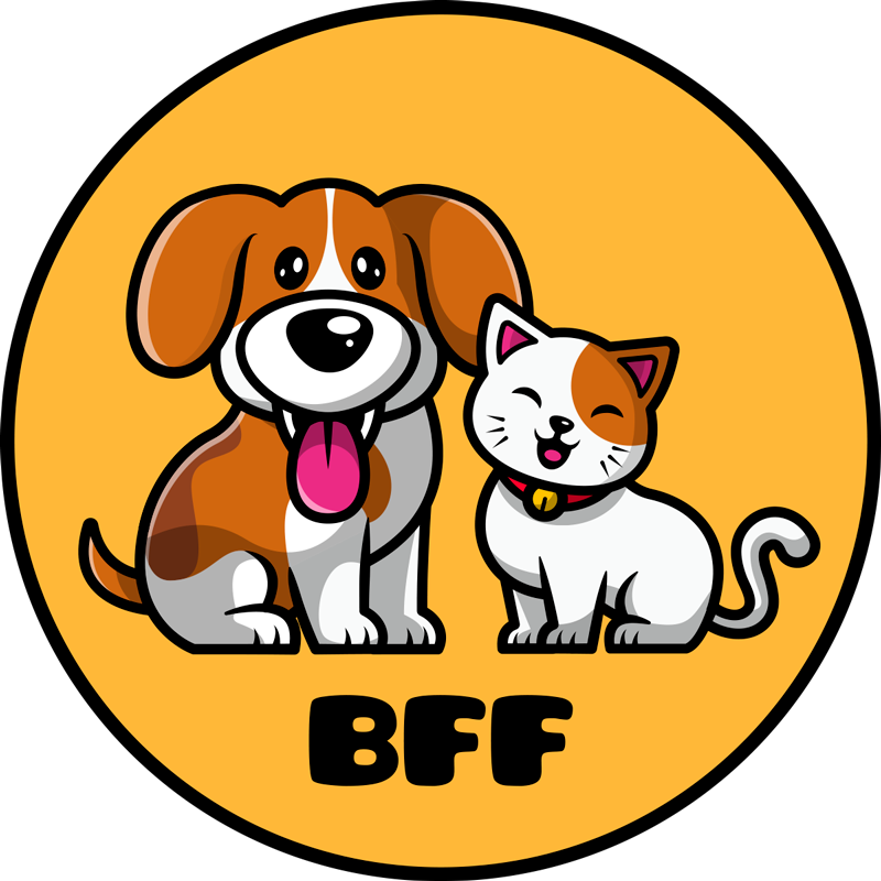 Covor de vinil pepiniere animale de companie bff - TenStickers