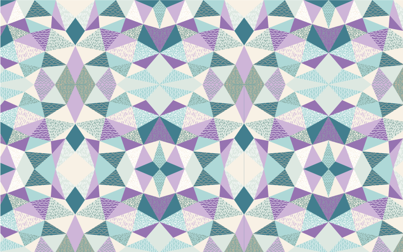 Covor de vinil geometric geometrie colorată - TenStickers