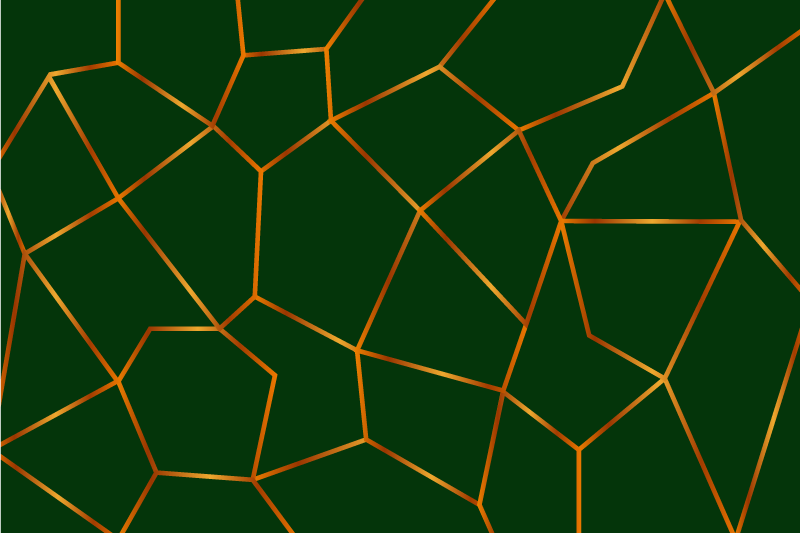 Covor de vinil marmura model geometric verde - TenStickers