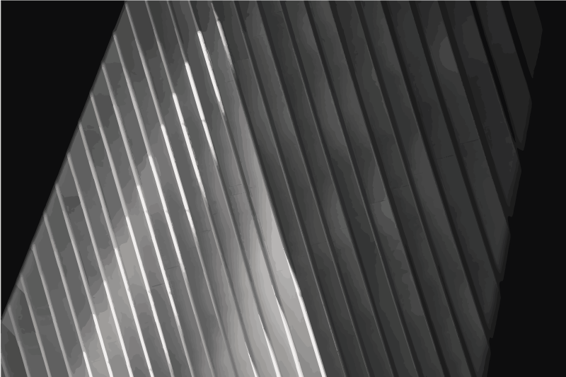 Covor simplu din nuanțe de gri nordic din vinil - TenStickers