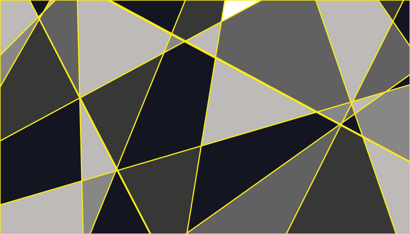 Covor de vinil geometric linii triunghiulare gri - TenStickers