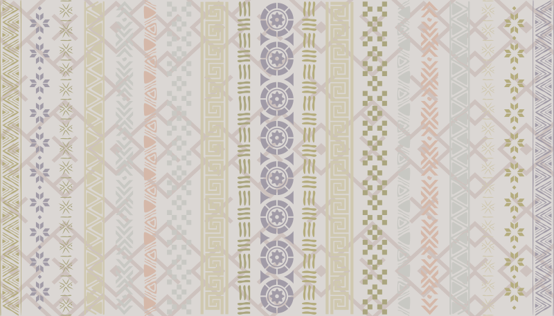 Covor de vinil pentru bucătărie model geometric - TenStickers