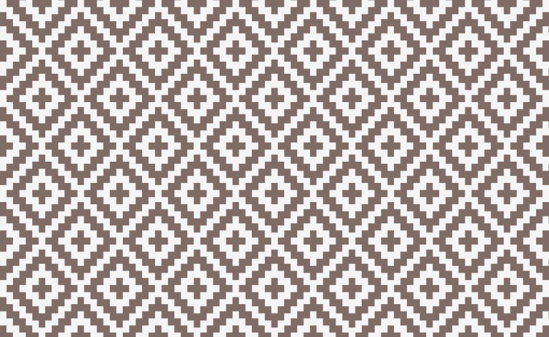 Pătrate simple în covor de vinil mozaic crem - TenStickers