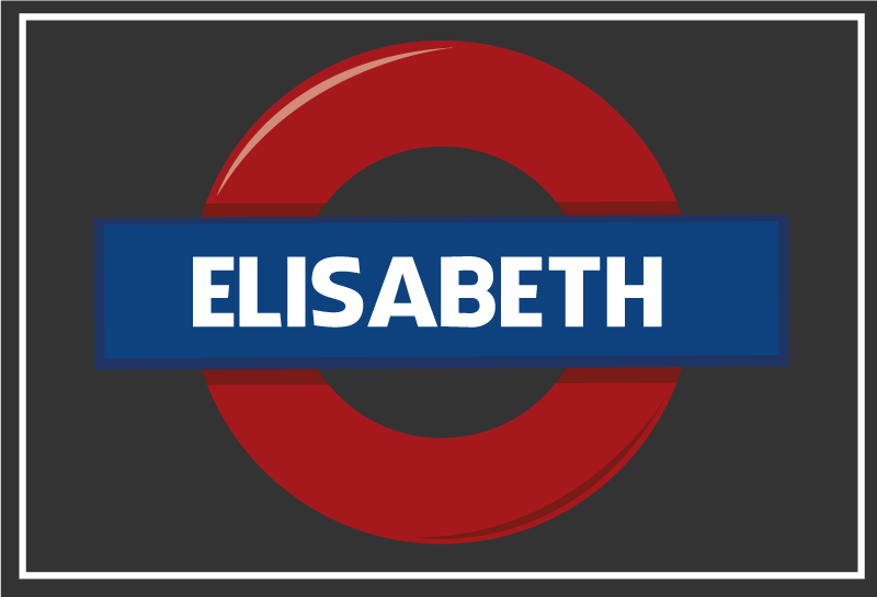 Covor de vinil cu nome semn subteran - TenStickers