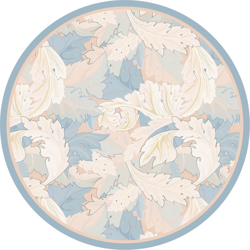 Covor uimitor vintage flori vintage - TenStickers