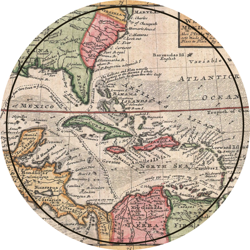 Covor de vinil harta lumii design de hartă antică - TenStickers