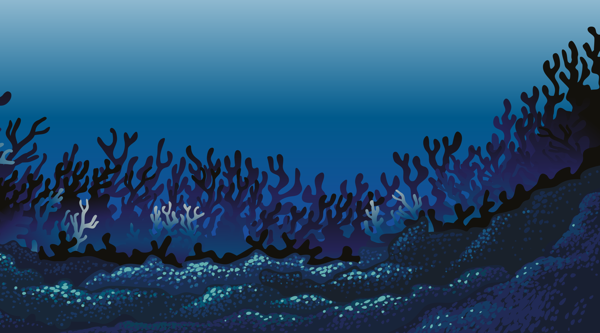 Covor vinil cu aspect de natura modele de recife de corali - TenStickers