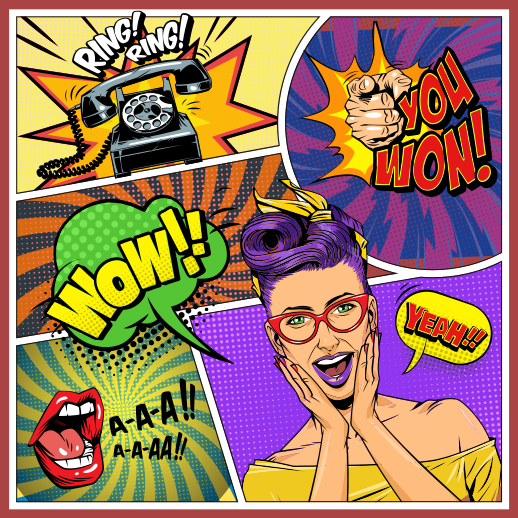 Alții covor de vinil expresii pop art - TenStickers