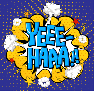 Covor de vinil Adolescenți explozie de acțiune comică - TenStickers