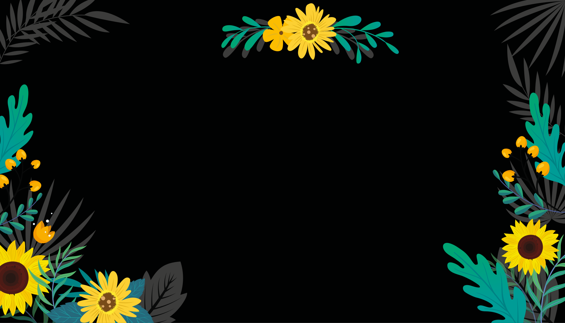 Covor vinil flori și plante aranjament floral strălucitor - TenStickers