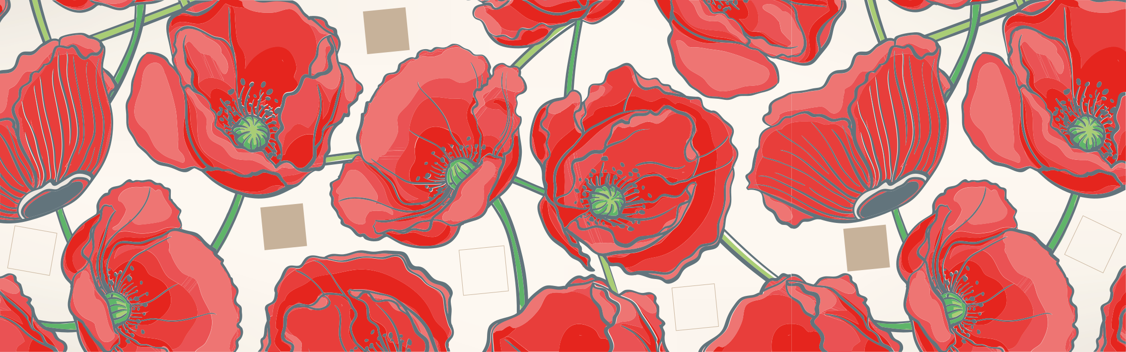 Covor vinil flori și plante rafinamentul florii purpurii - TenStickers