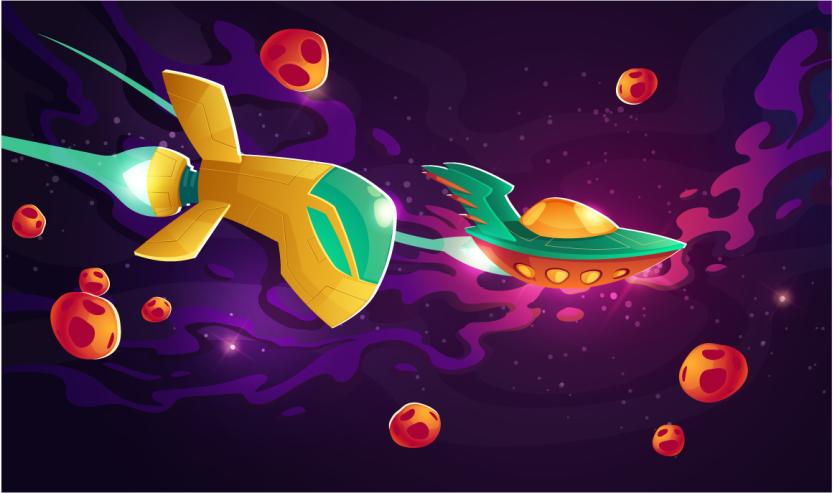 Alții covor de vinil conceptul de călătorie cosmică - TenStickers