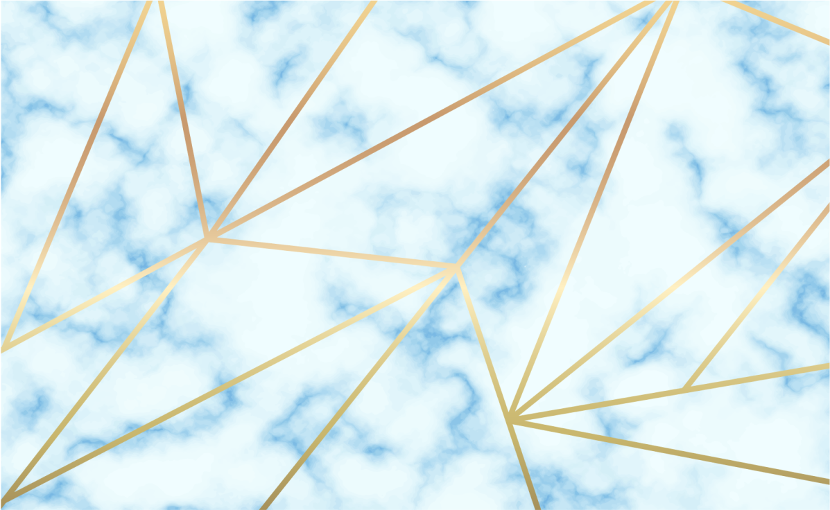 Covor de vinil marmura motiv geometric elegant - TenStickers