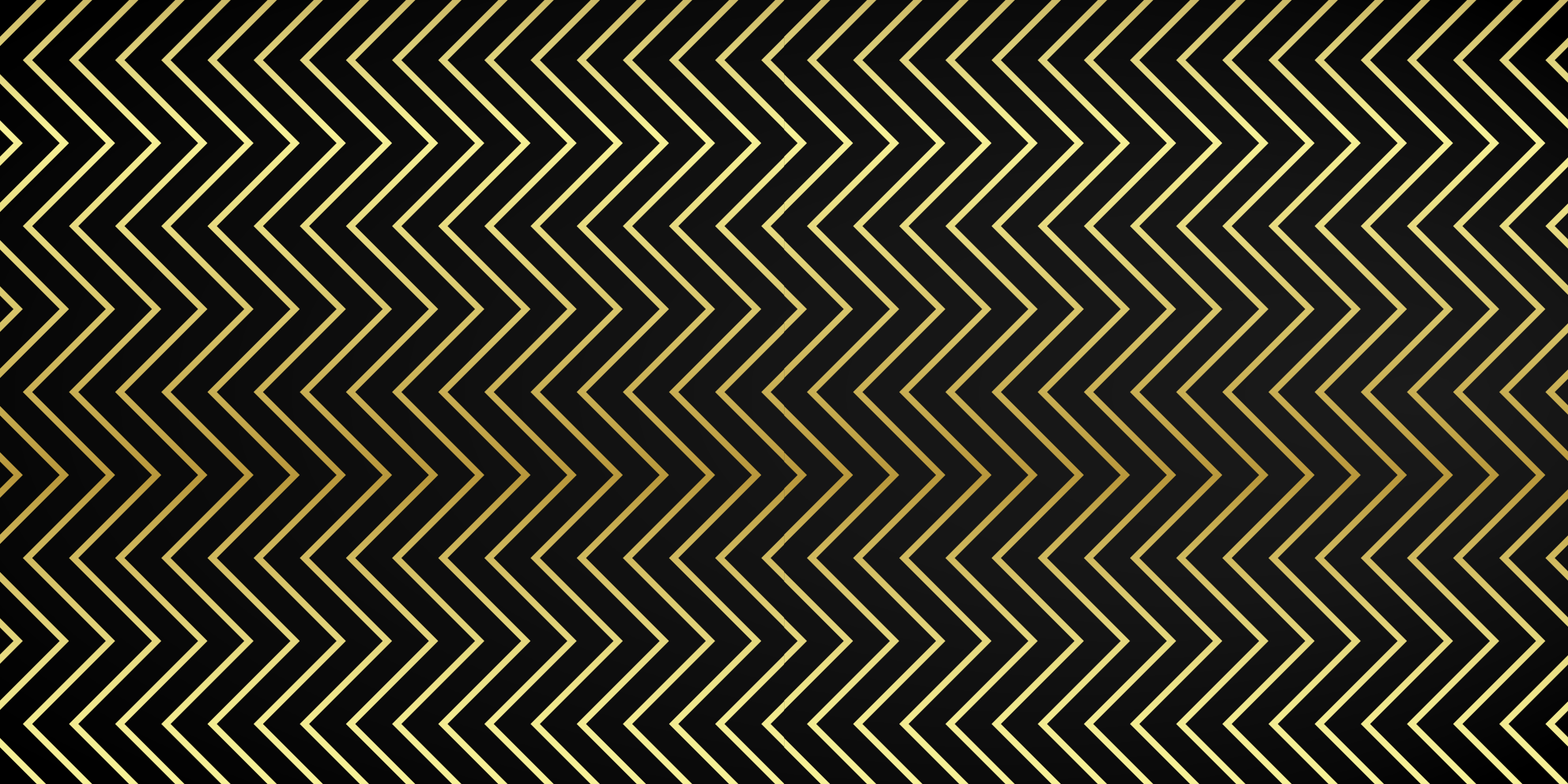 Covor de vinil geometric motiv auriu chevron - TenStickers