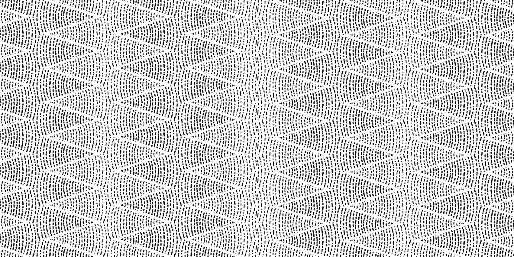 Covor de vinil scandinav valuri negre triunghiulare - TenStickers