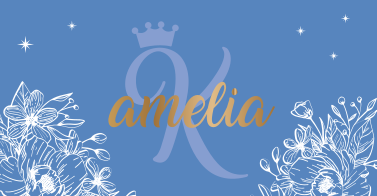 Covor de vinil Adolescenți numele și inițiala florii - TenStickers