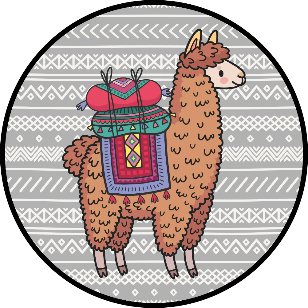 Lama cu decorațiuni covor animal - TenStickers