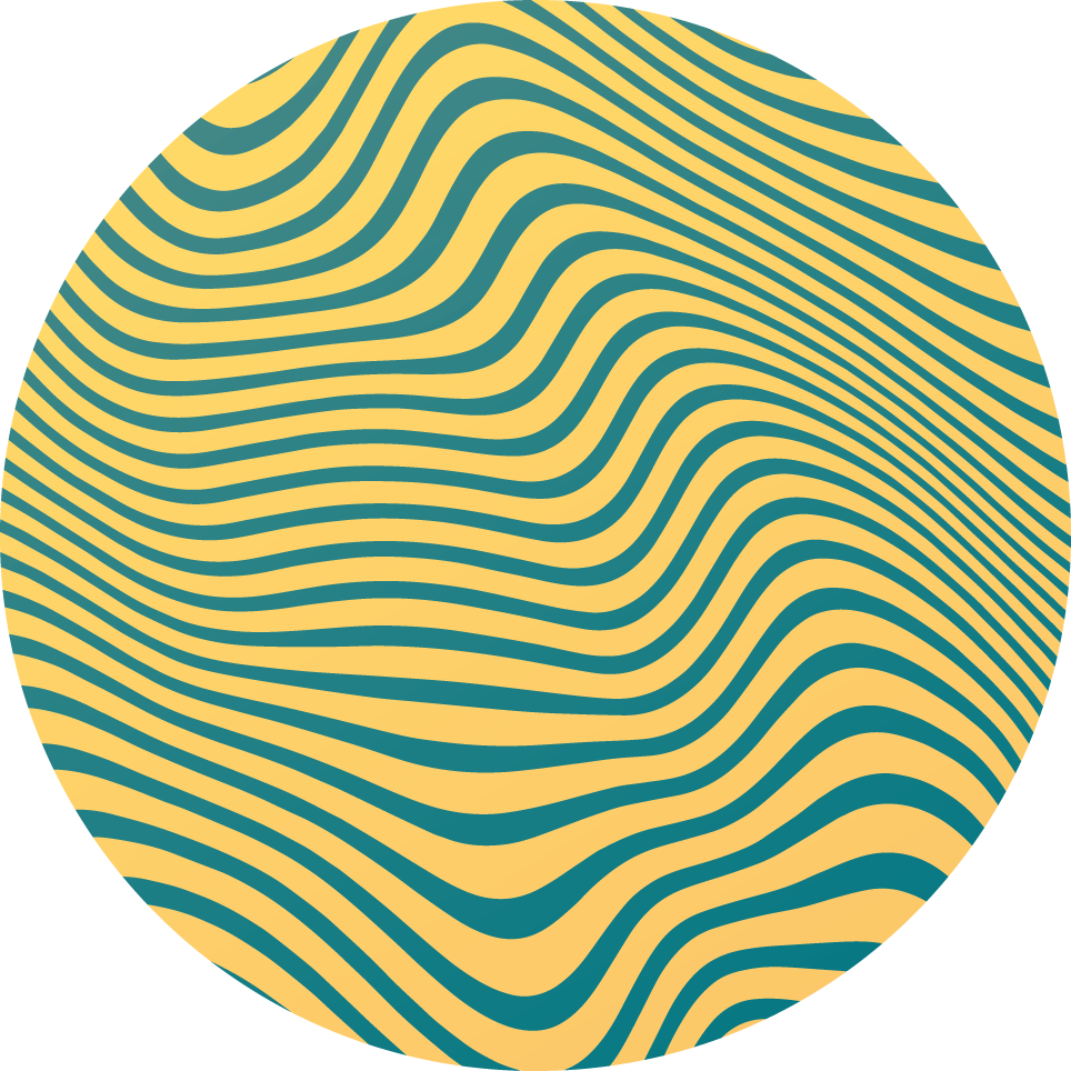 Covor vinil vărgat conceptul de linie curbată - TenStickers