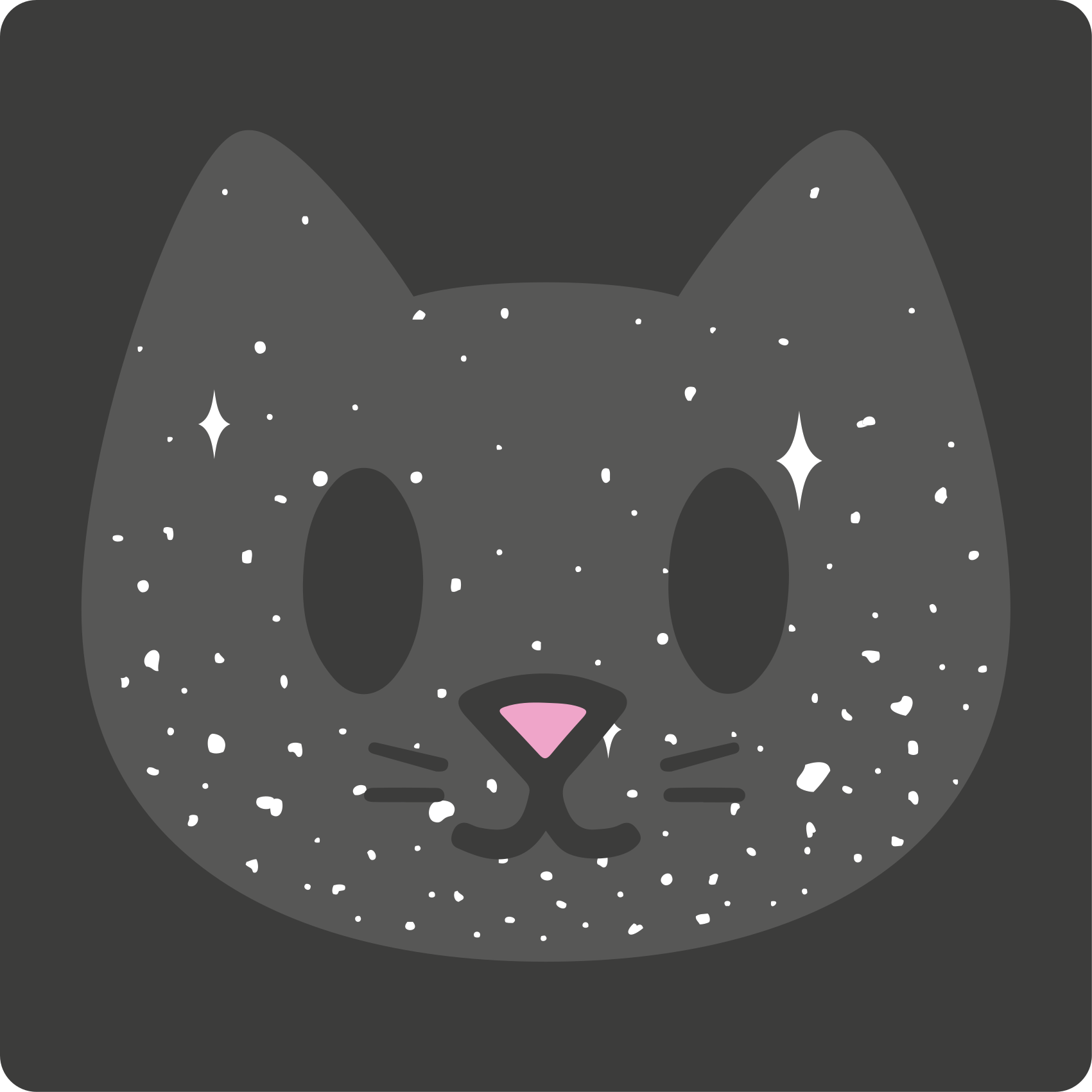 Covor de vinil pepiniere față drăguță de pisică - TenStickers