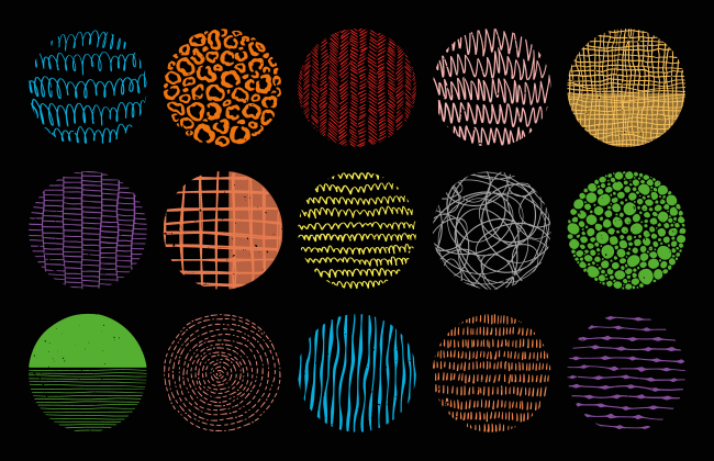 Covor vinil modern colecție de modele vibrante - TenStickers