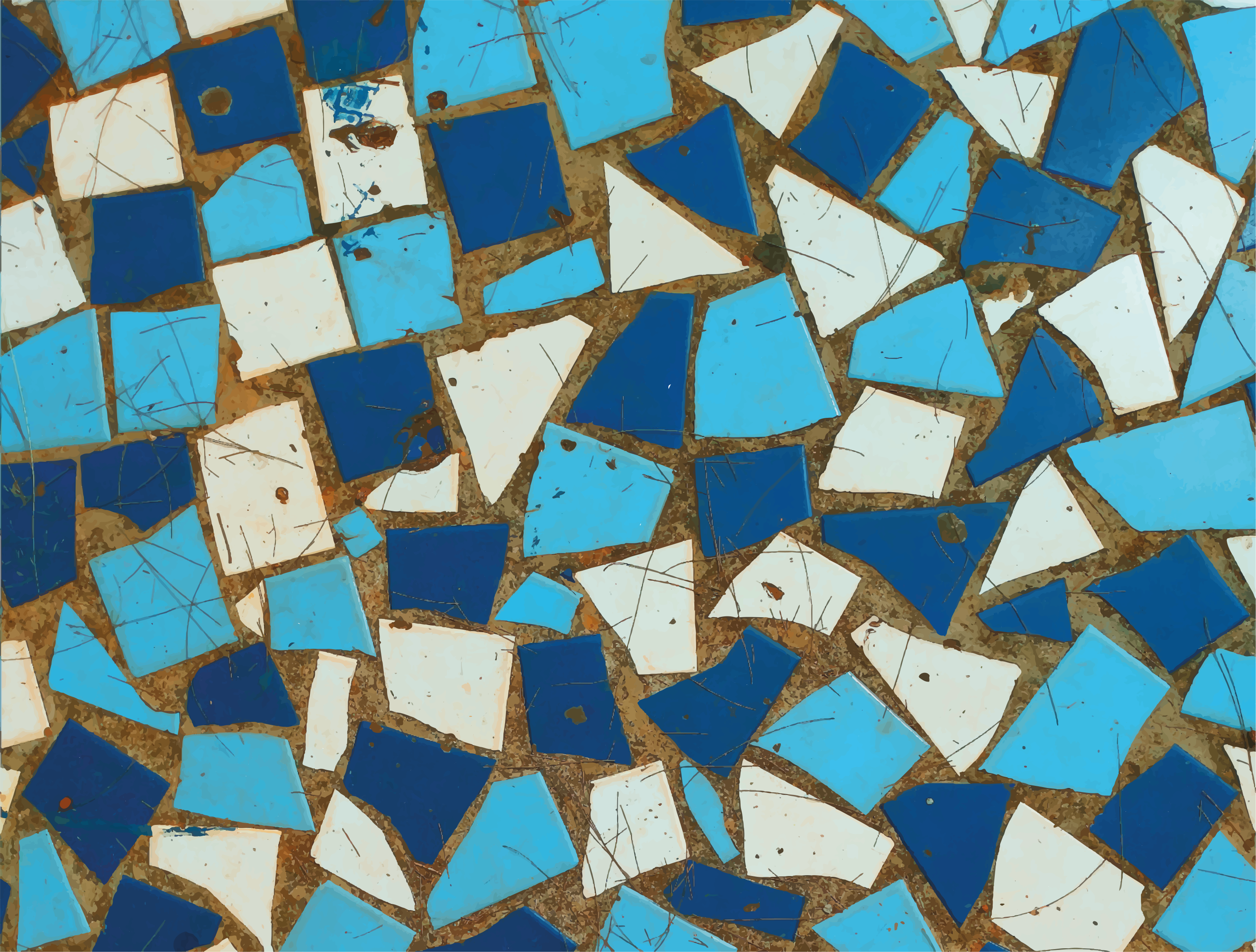 Covor de vinil mozaic aranjamente de plăci mozaic - TenStickers