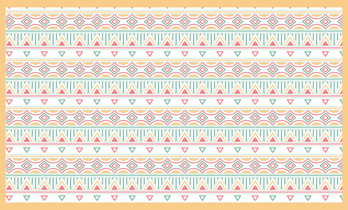 Covor dormitor cu model boho și hippie - TenStickers