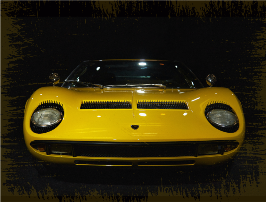 Covor lamborghini miura vintage - TenStickers