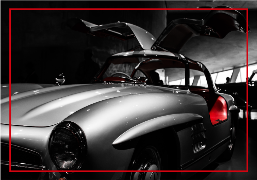 Covor vintage mercedes 300sl - TenStickers