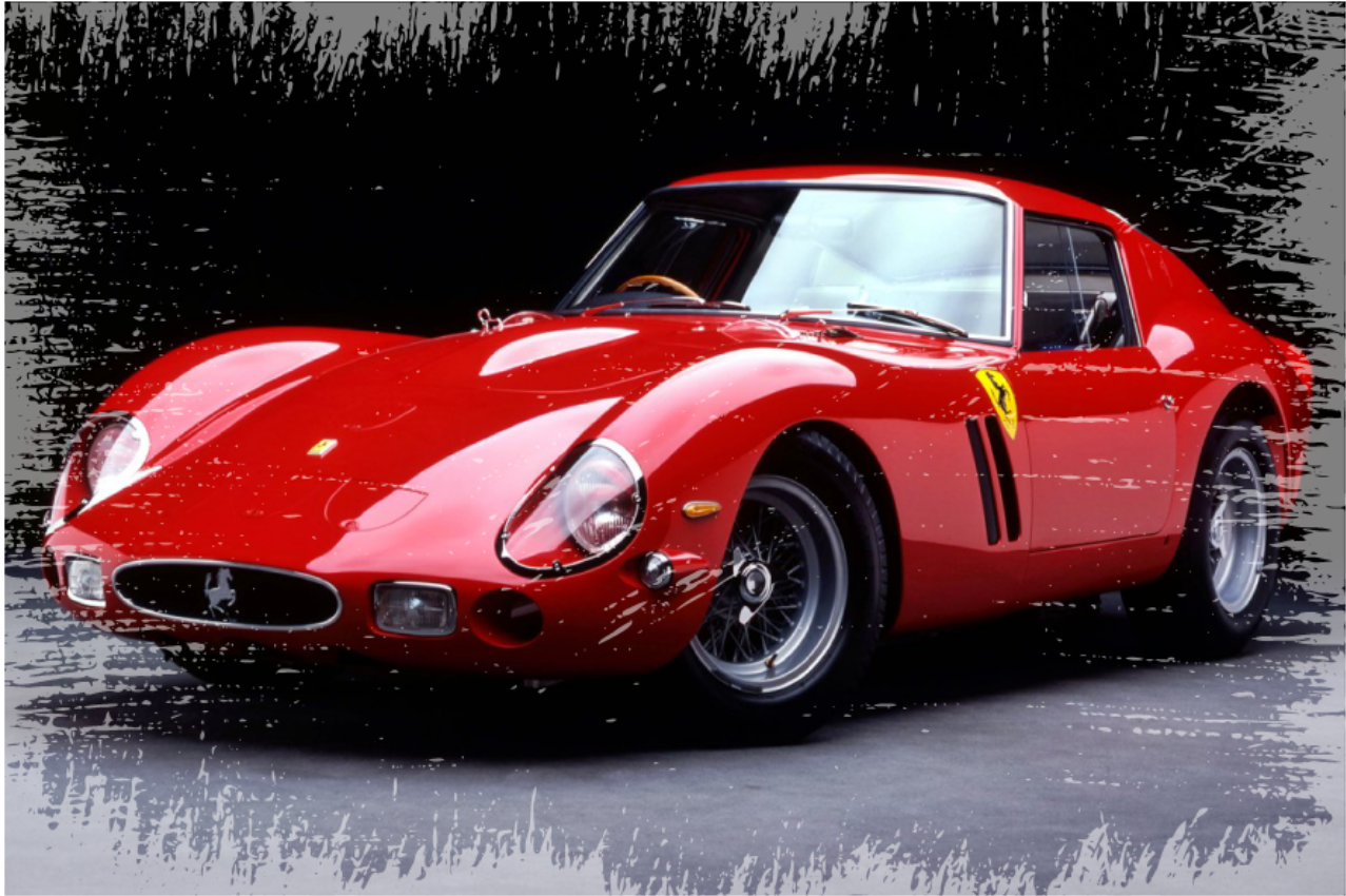 Covor vintage ferrari 250 gto - TenStickers