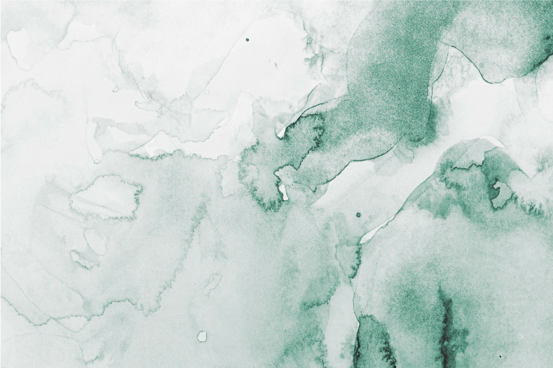 Covor modern acuarel alb și verde - TenStickers