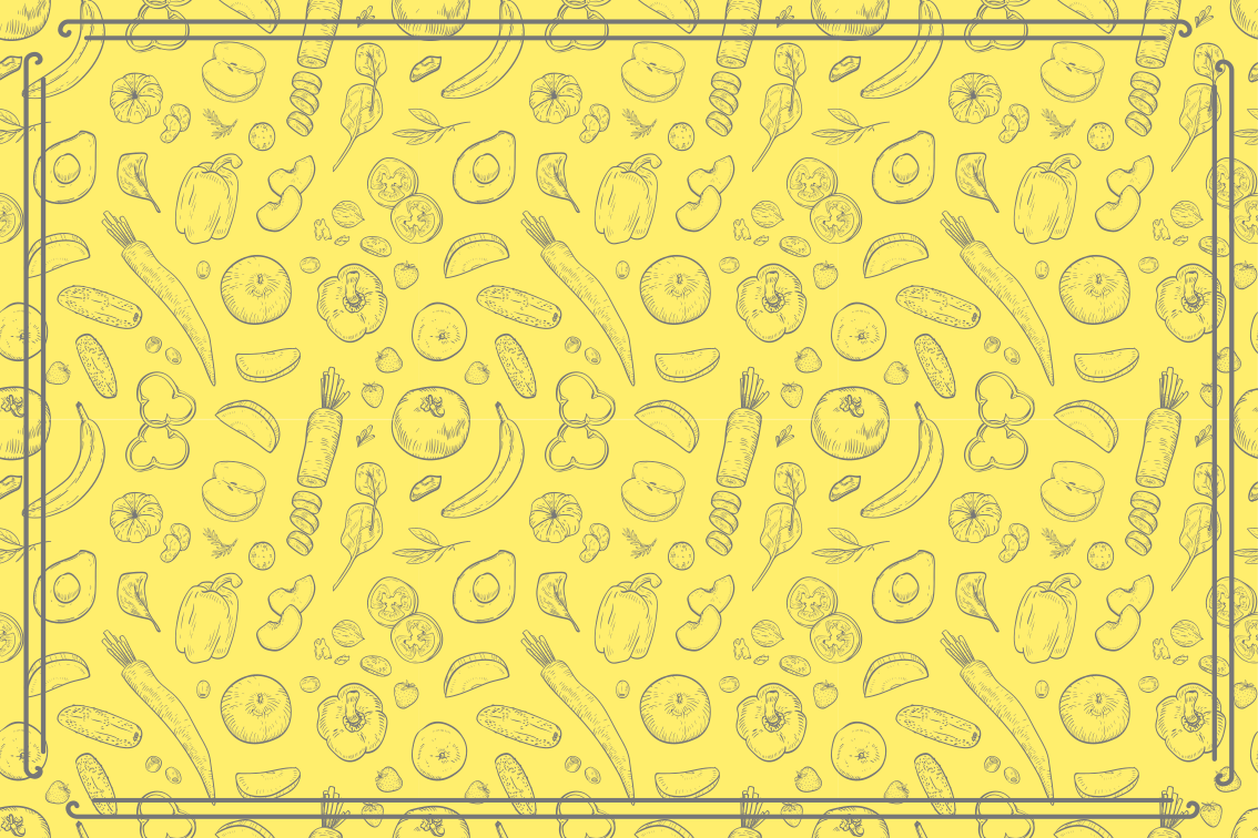 Covor de vinil pentru bucătărie model de fructe fantezist - TenStickers