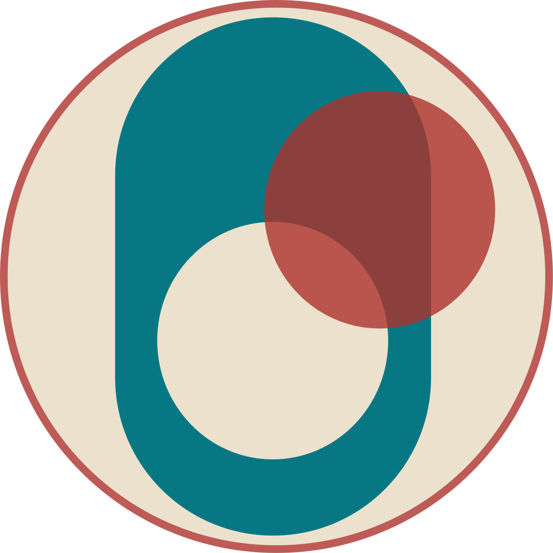 Covor vinil modern cercuri în armonie - TenStickers