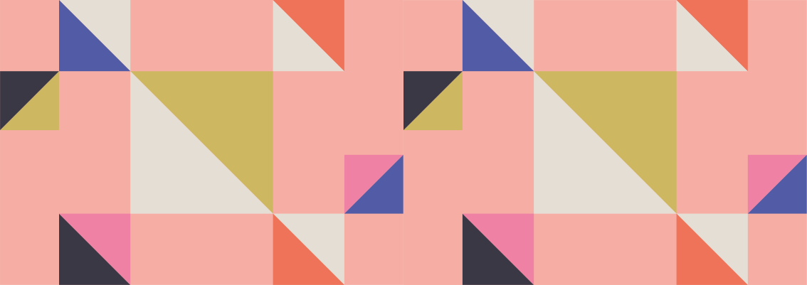 Covor de vinil geometric triunghiuri moderne - TenStickers