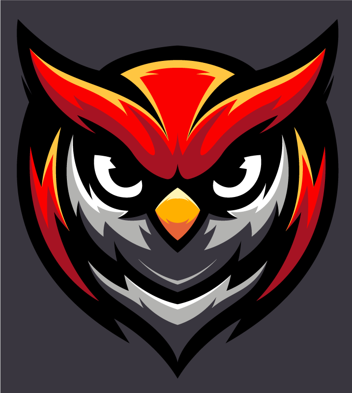 Covor de vinil Adolescenți grafică bufniță îndrăzneață - TenStickers