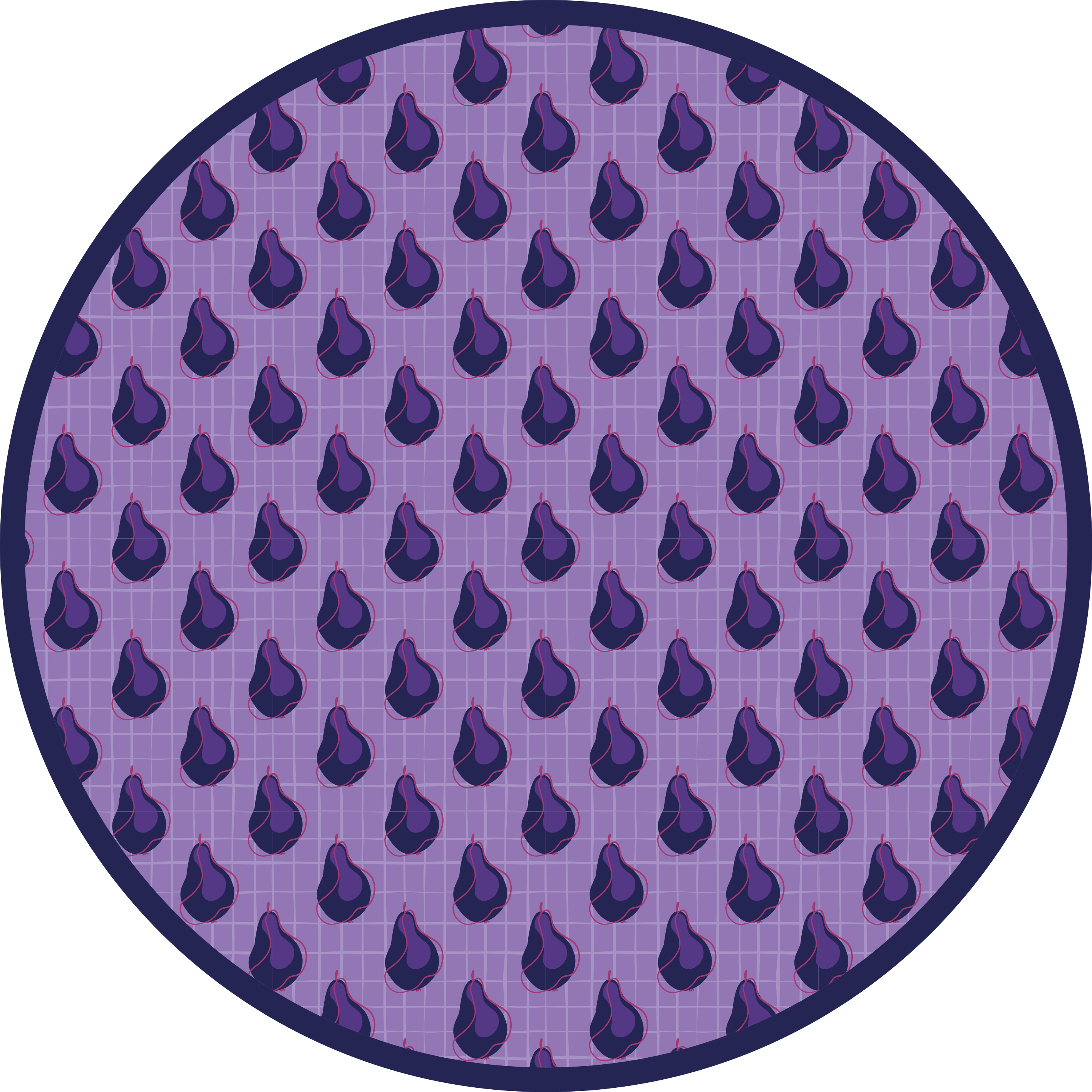 Covor de vinil pentru bucătărie model de picături violet - TenStickers