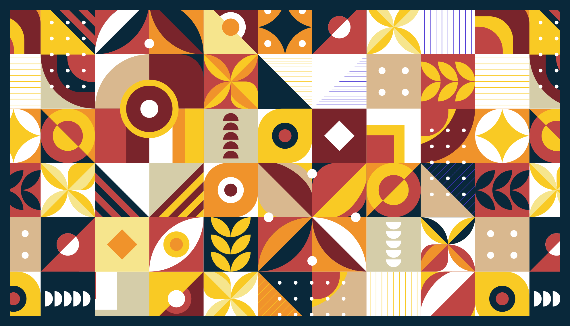 Covor vinil efect de țiglă compoziții pline de viață - TenStickers