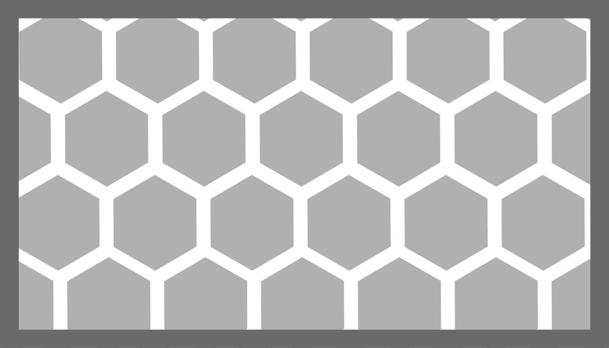 Covor de vinil geometric configurație hexagonală - TenStickers