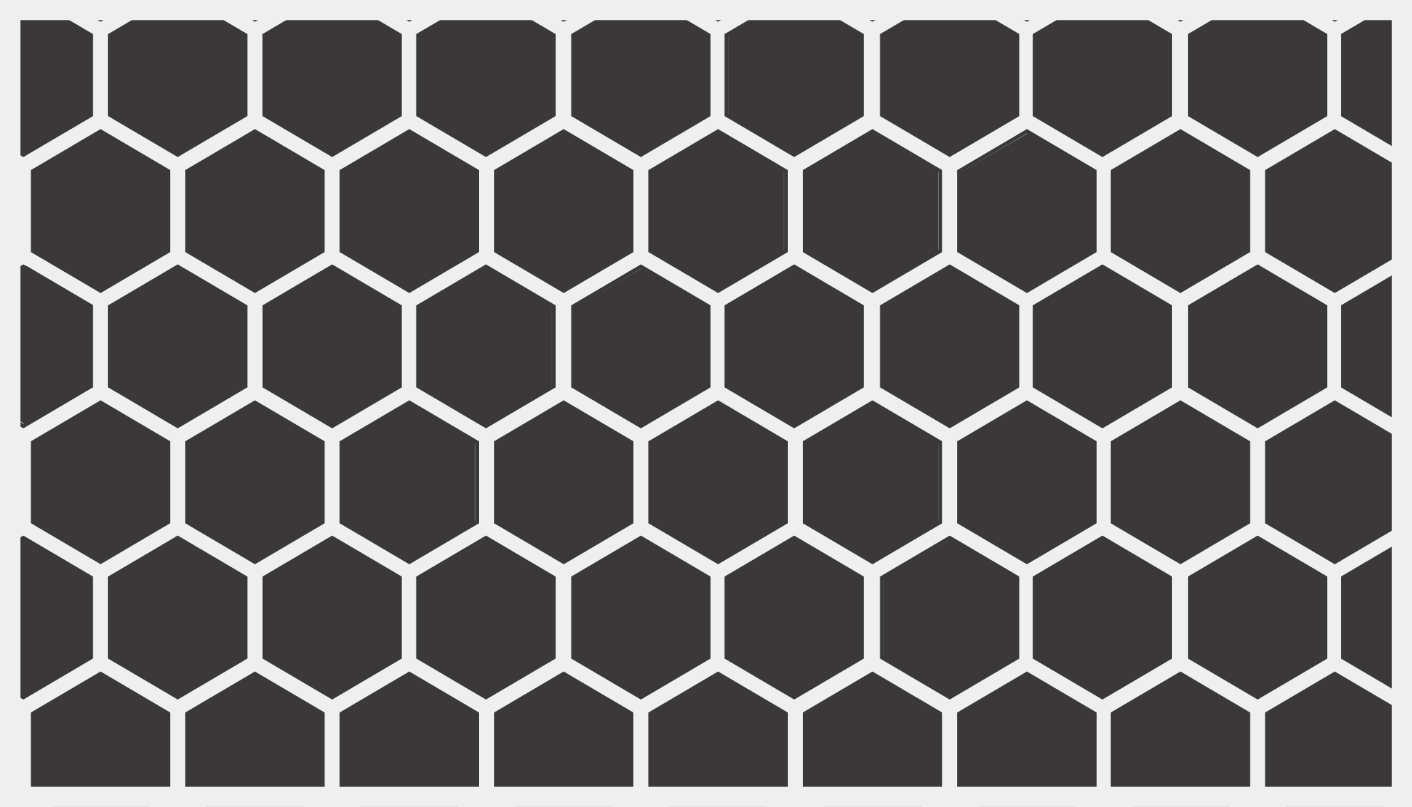 Covor de vinil geometric cu motiv hexagonal - TenStickers