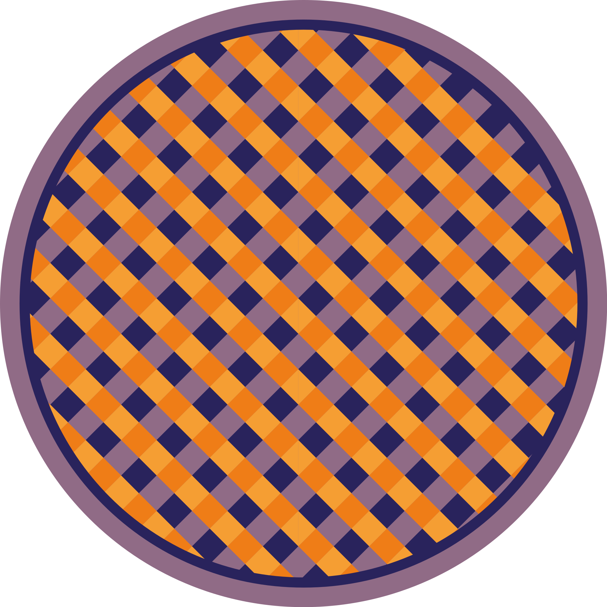 Covor vinil vărgat model în carouri îndrăznețe - TenStickers