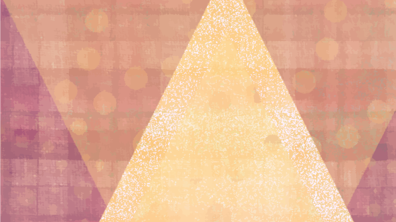 Covor de vinil geometric schemă de culori triunghiulară - TenStickers