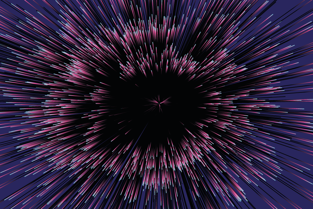 Covor din vinil efect de explozie dinamică - TenStickers