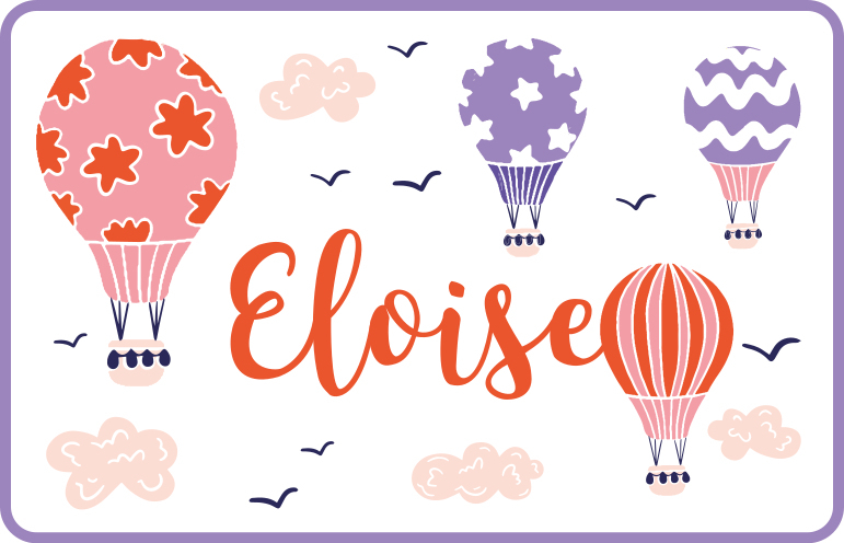 Covor de vinil cu nome aer cald vibrant - TenStickers