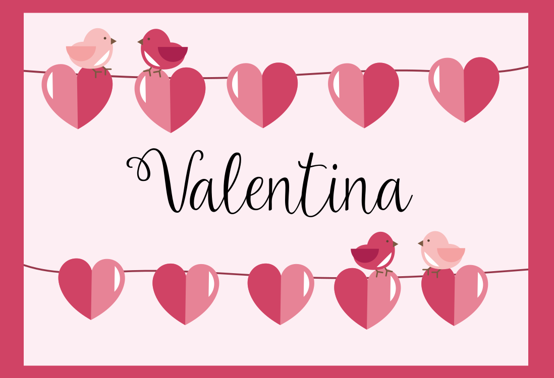 Covor de vinil cu nome design de inimă - TenStickers