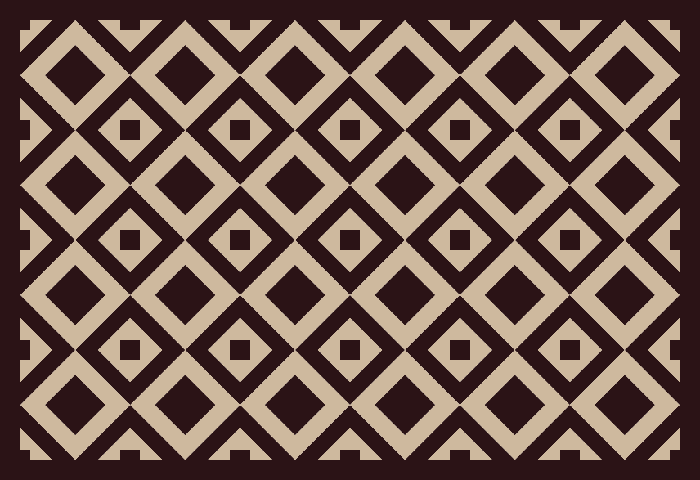 Covor de vinil geometric ilustrație cu model de diamant - TenStickers